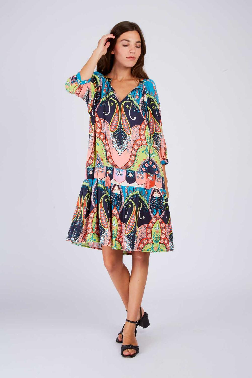 Derhy Robe Courte Imprimée PACIFIQUE