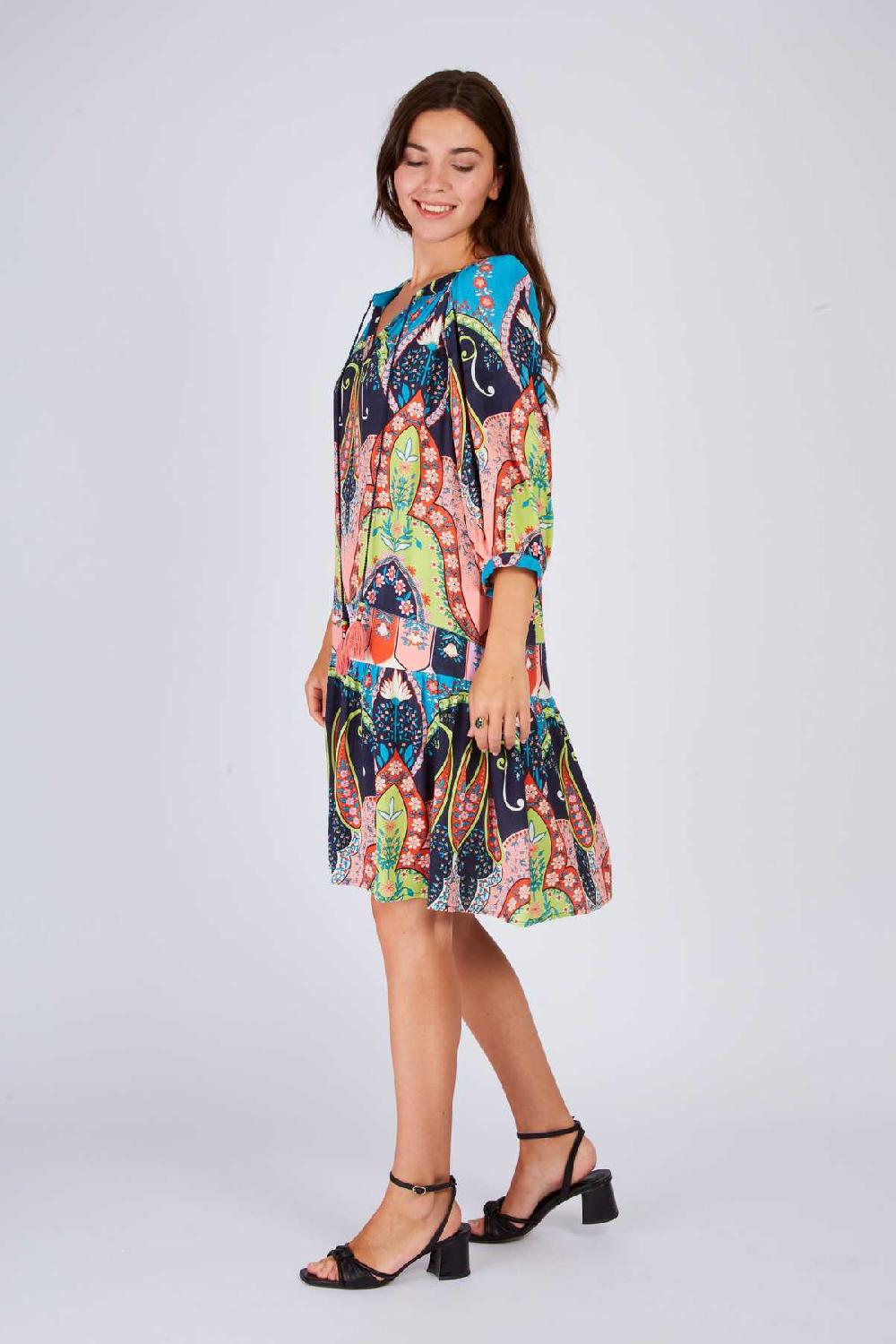 Derhy Robe Courte Imprimée PACIFIQUE