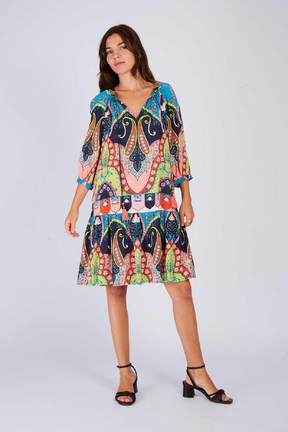 derhy Robe courte imprimée PACIFIQUE