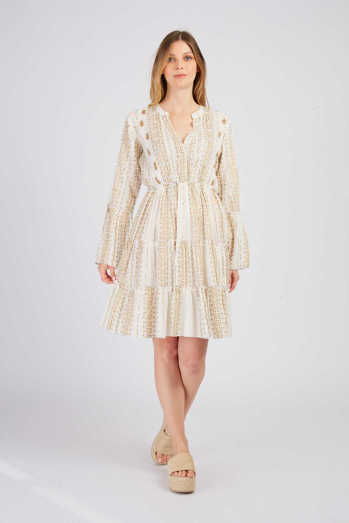 derhy Robe courte imprimée PAPILLON