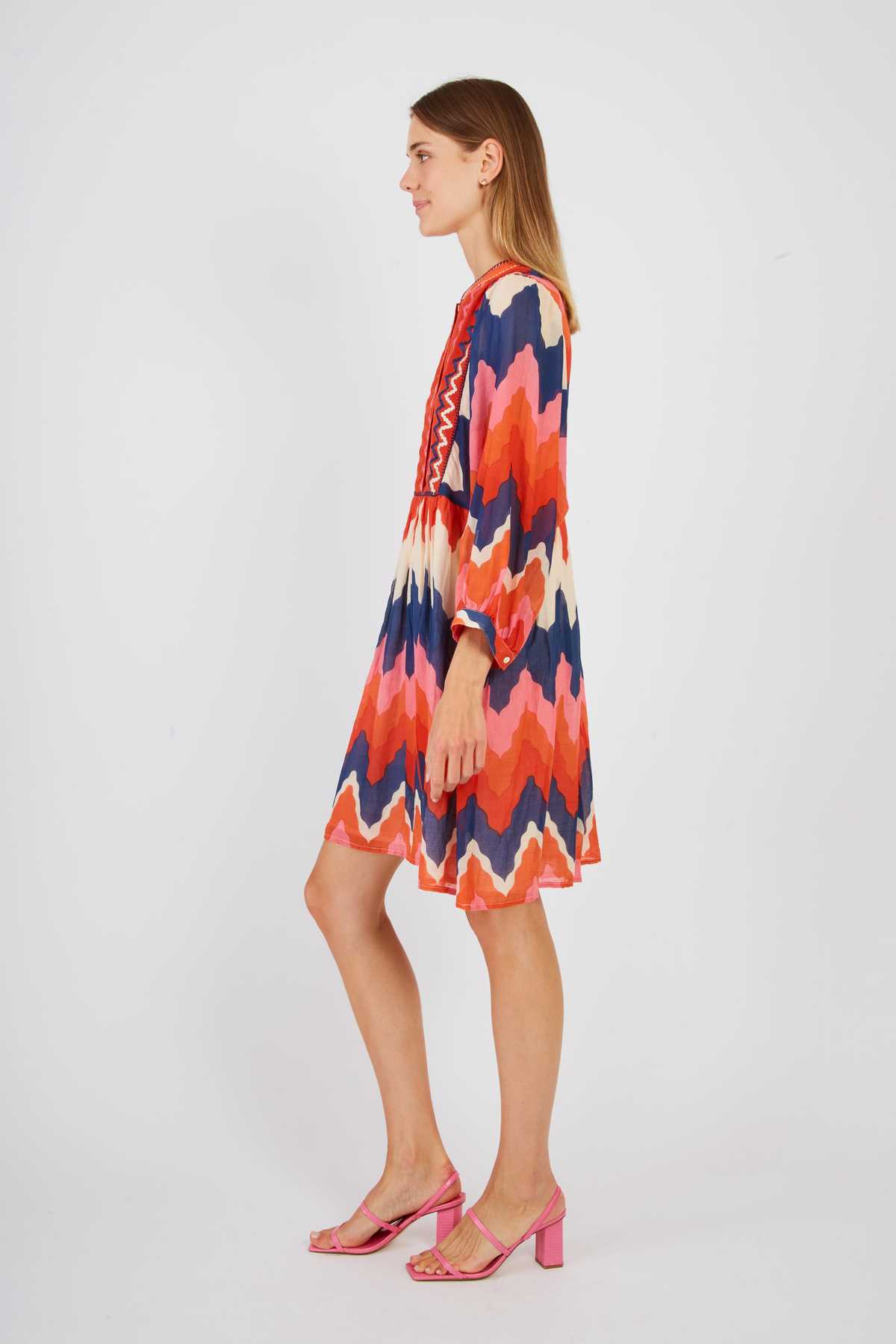 Derhy Robe Courte Imprimée PELOPONESE