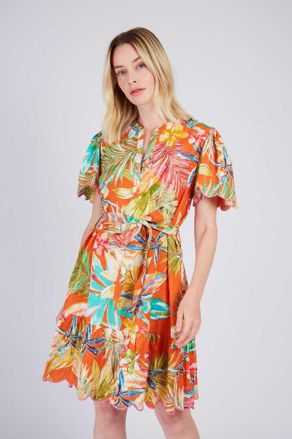 Derhy Robe Courte Imprimée PERVENCHE