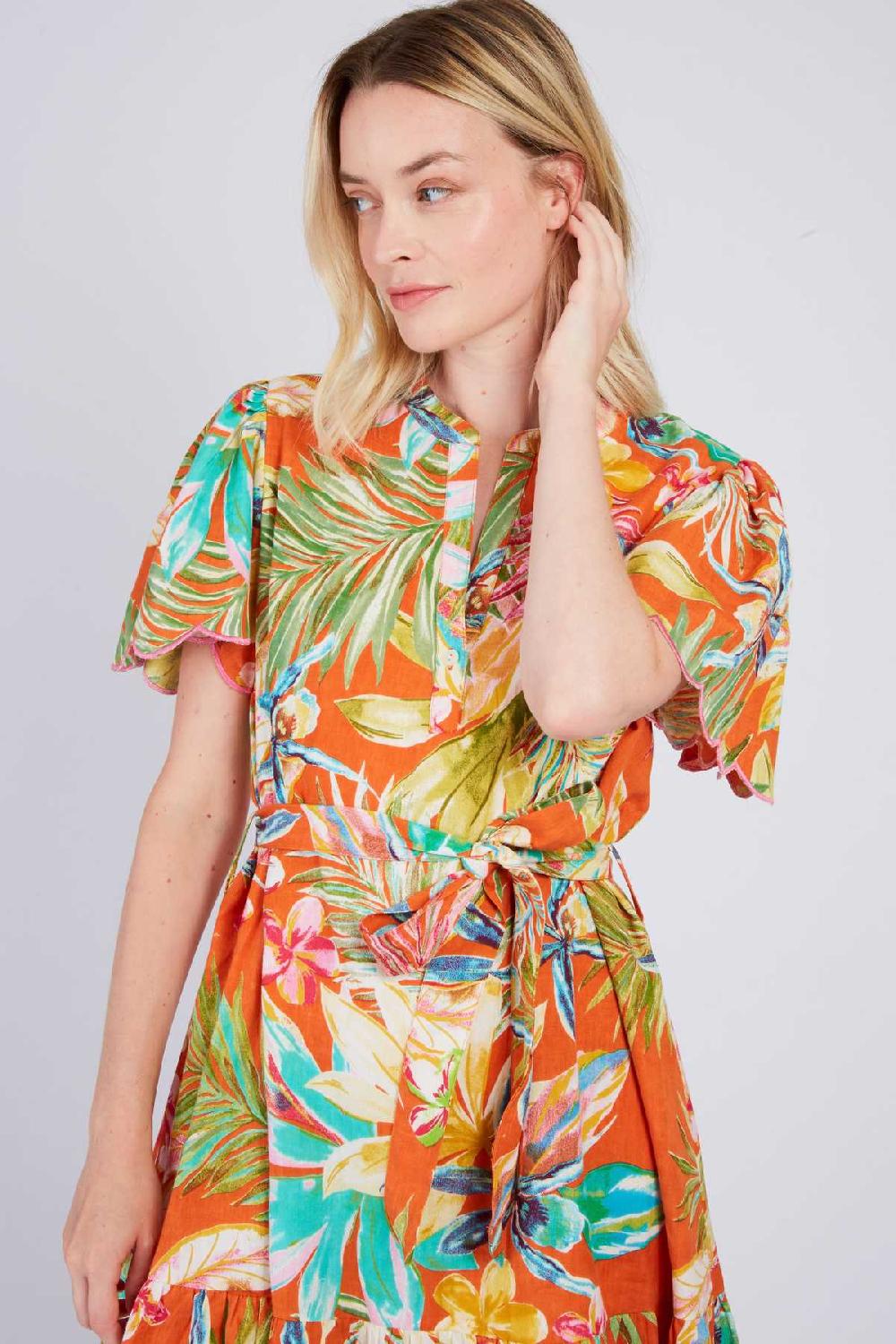 Derhy Robe Courte Imprimée PERVENCHE