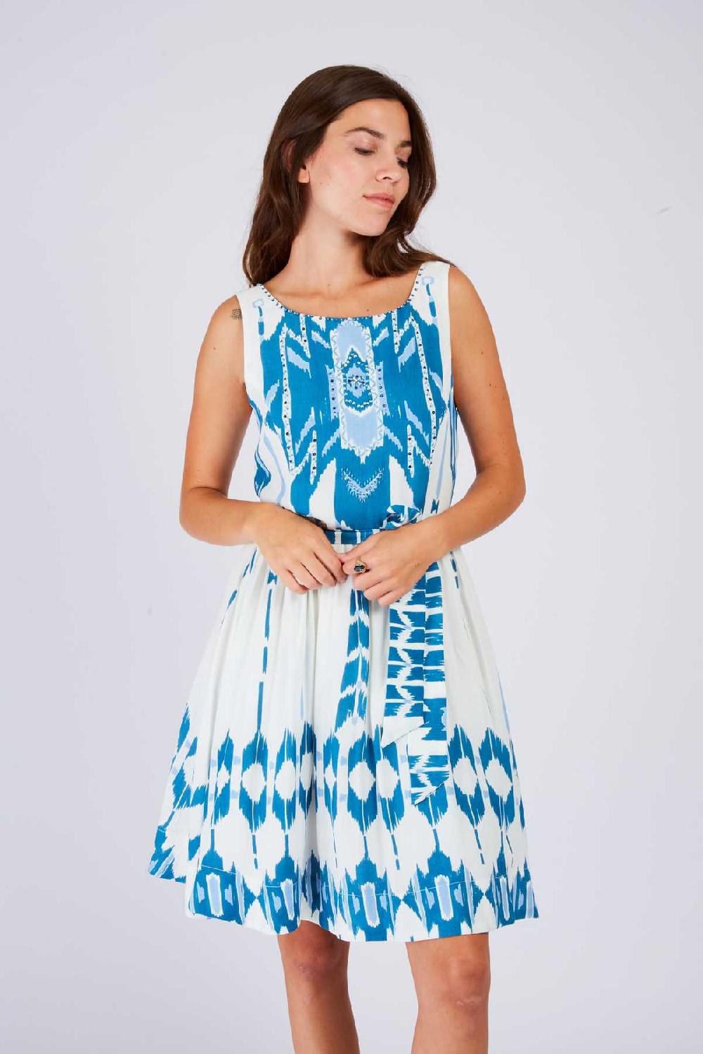 Derhy Robe Courte Imprimée PYRENEES