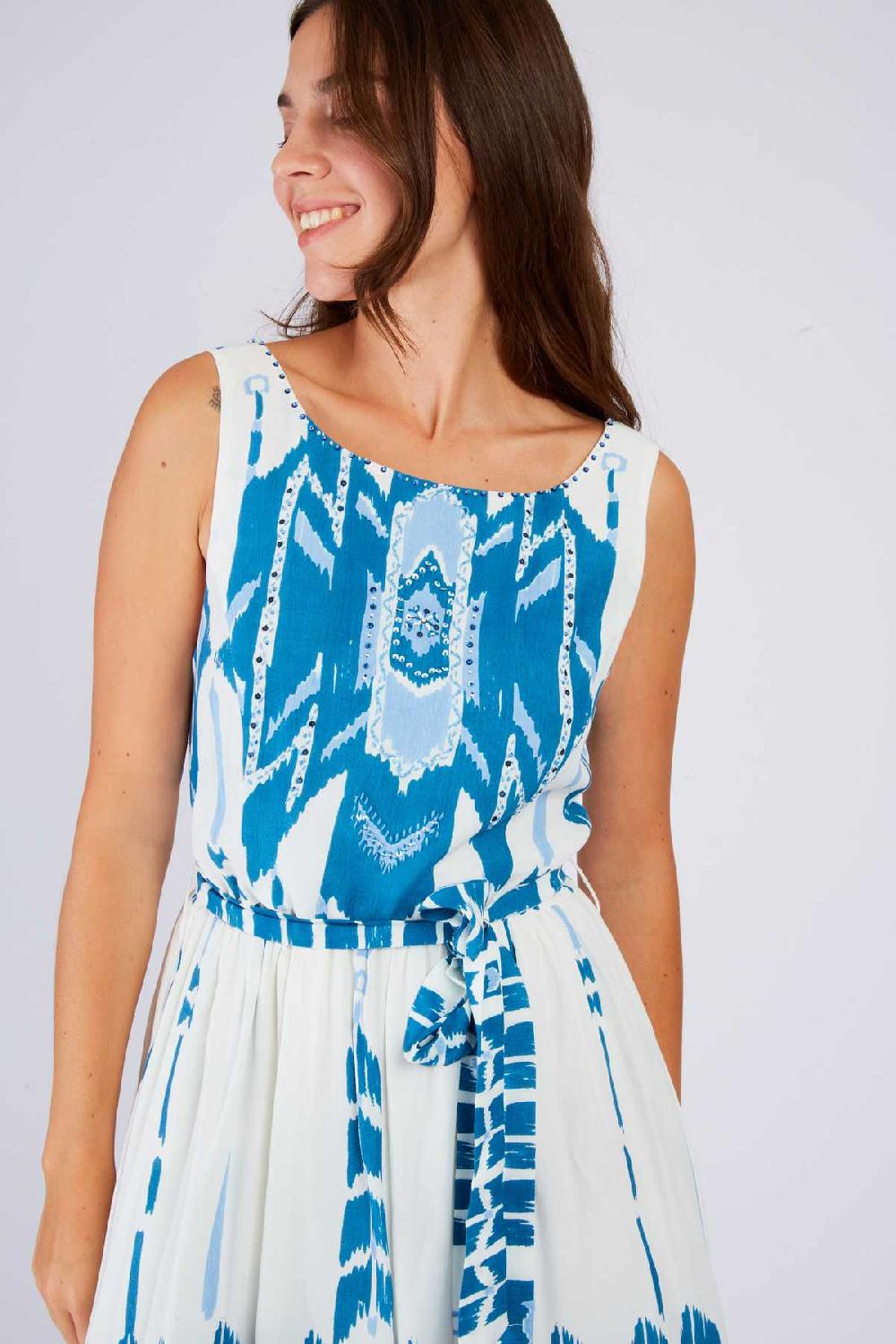 Derhy Robe Courte Imprimée PYRENEES