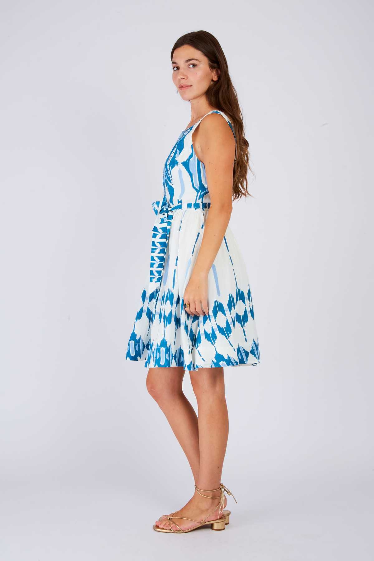 Derhy Robe Courte Imprimée PYRENEES