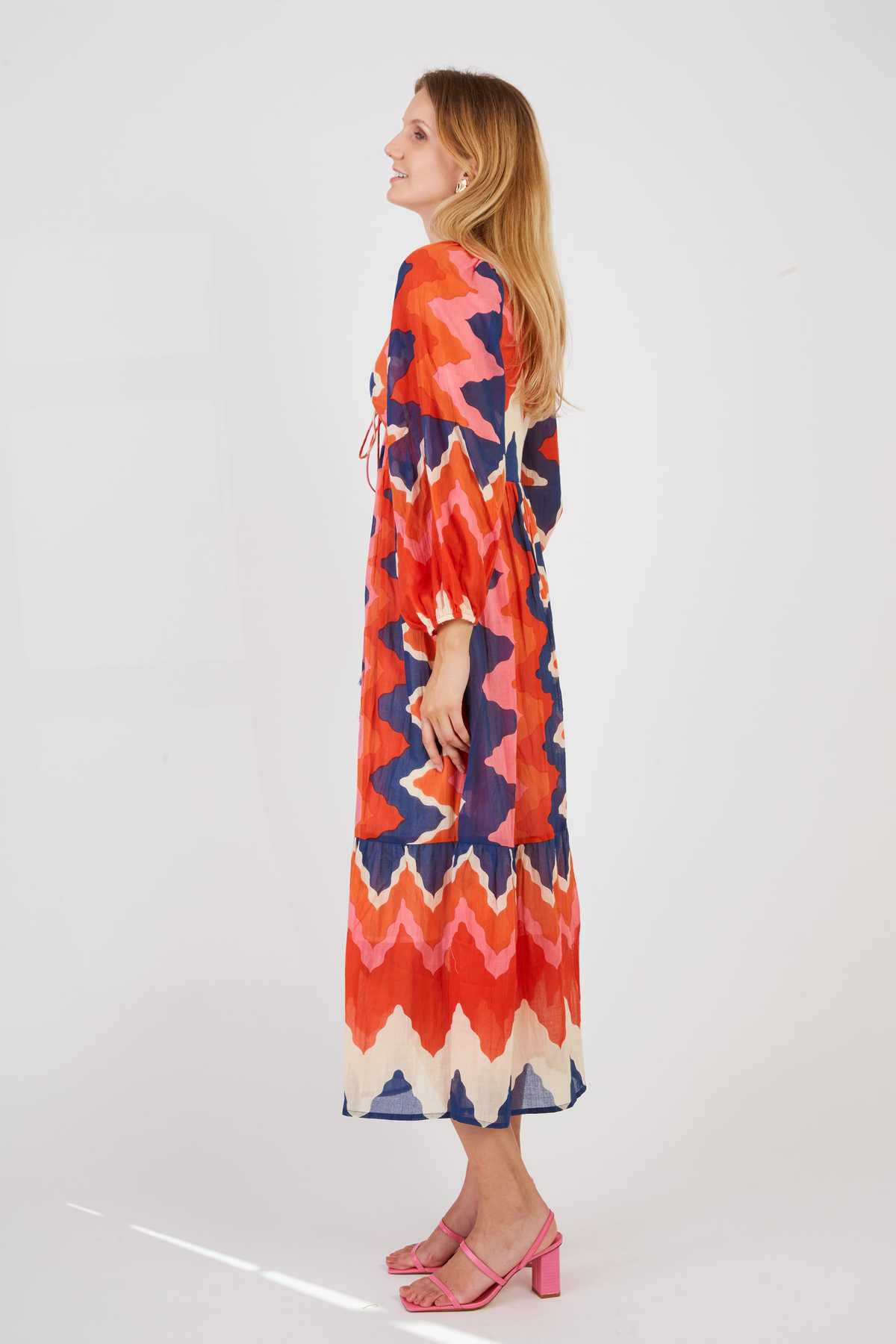 Derhy Robe Longue Bohème Imprimée PELAINE