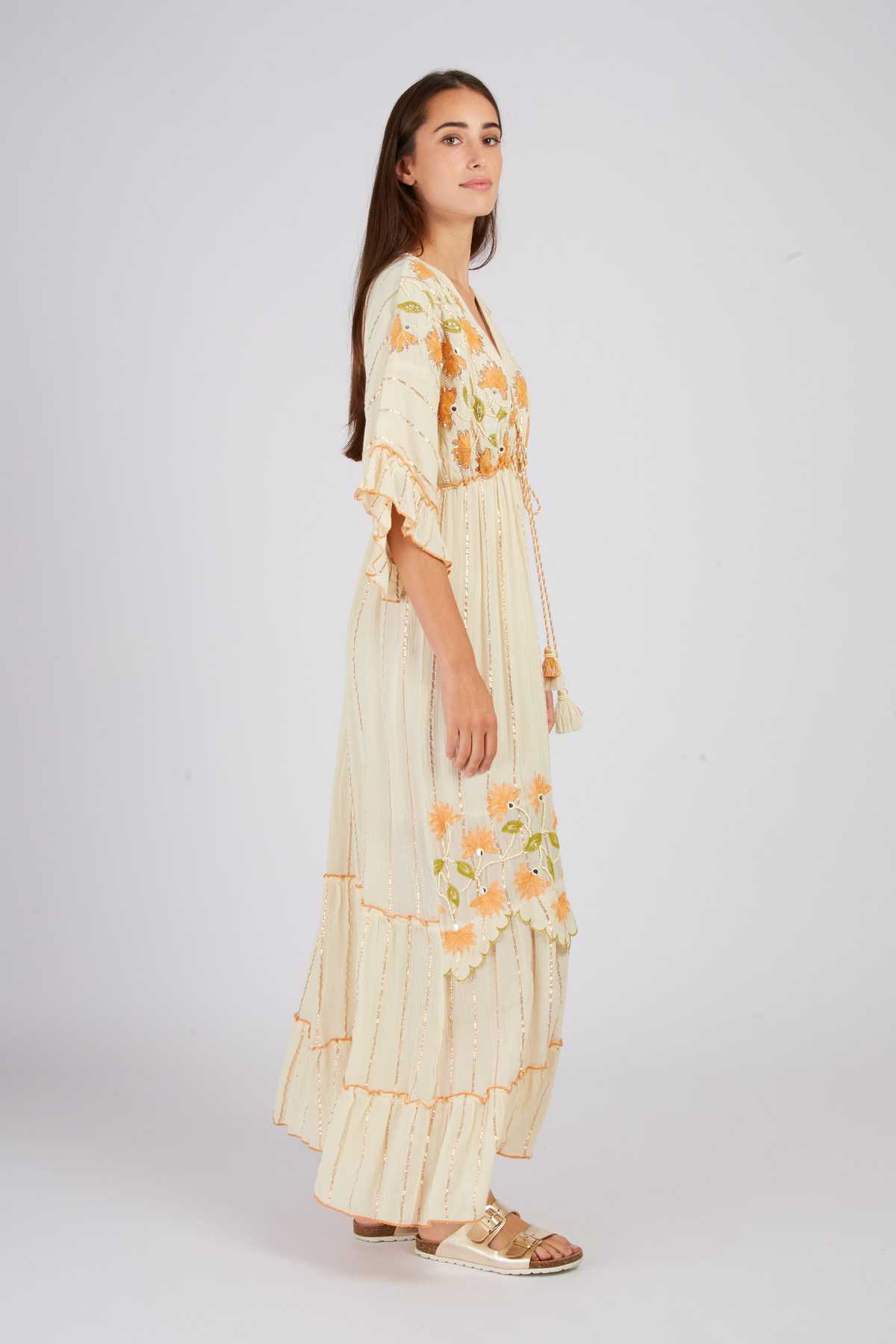 Derhy Robe Longue Brodée CALENZANA