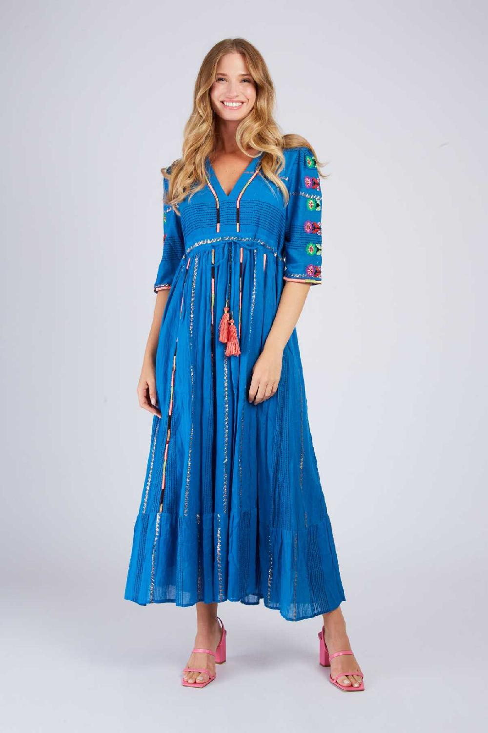 Derhy Robe Longue Brodée CAMILLE