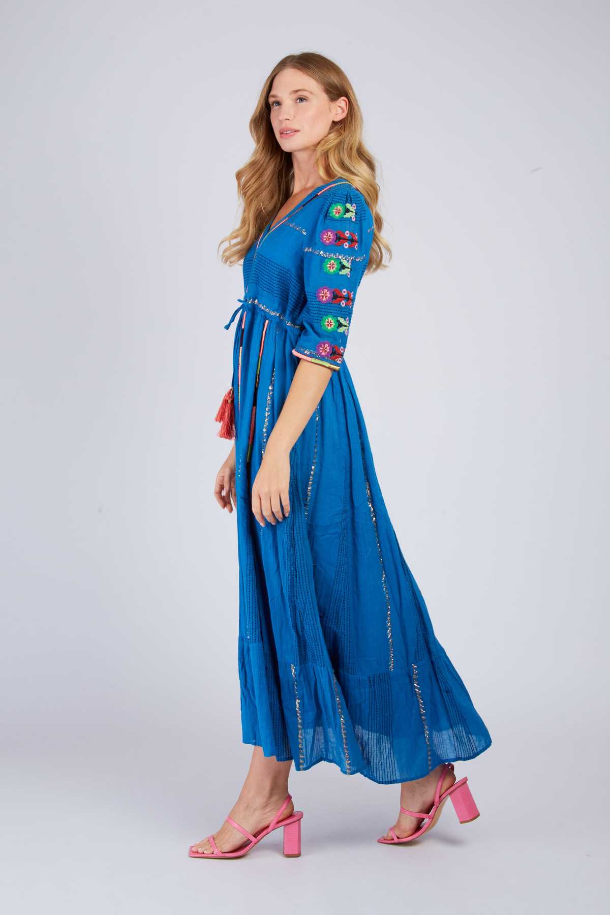 Derhy Robe Longue Brodée CAMILLE