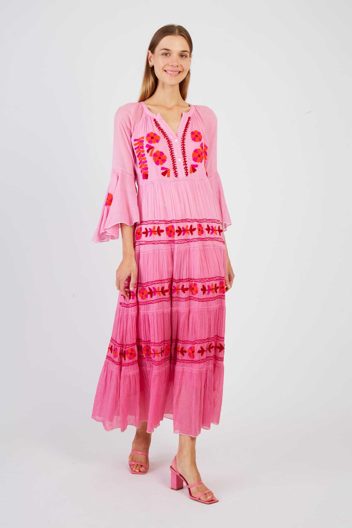 Derhy Robe Longue Brodée CARACAS