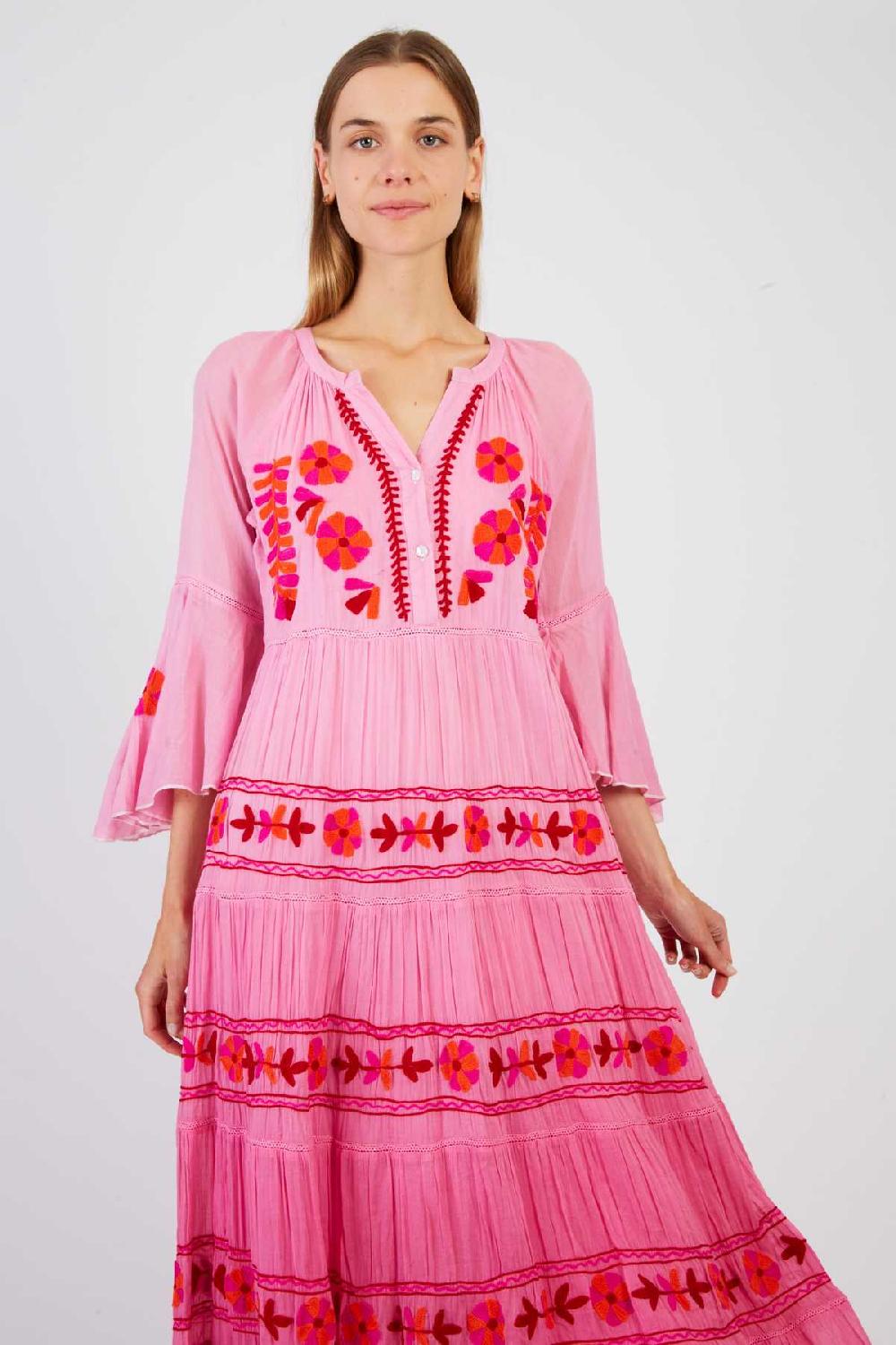 Derhy Robe Longue Brodée CARACAS