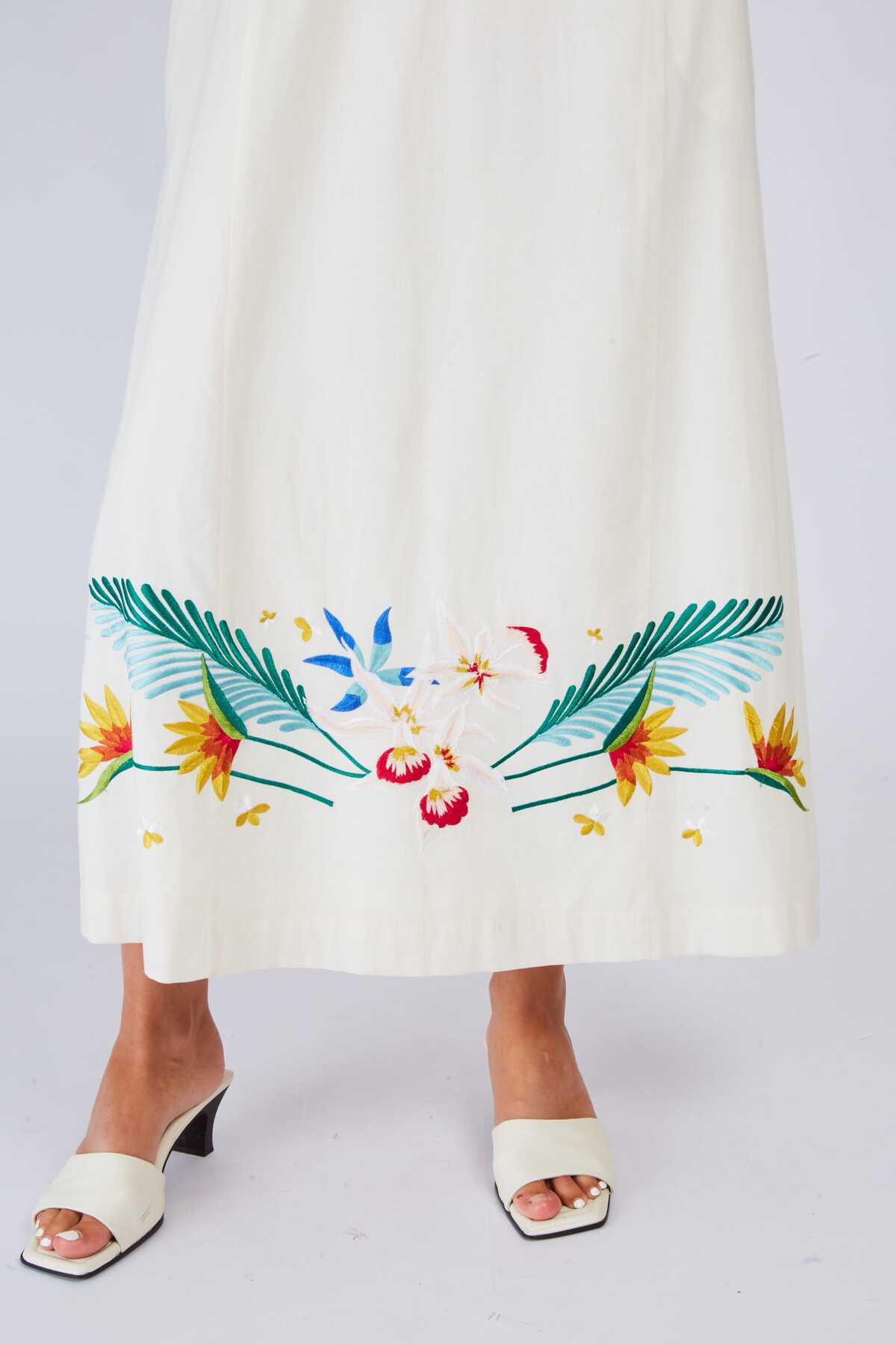 Derhy Robe Longue Brodée CARDAMONE