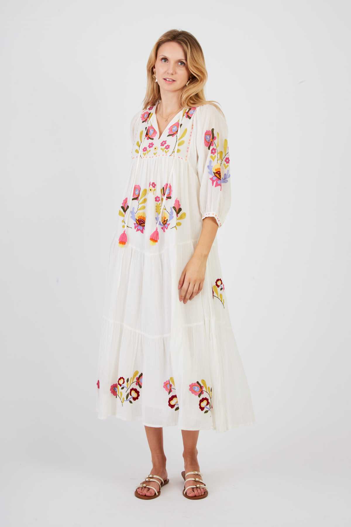 Derhy Robe Longue Brodée CLAIRE