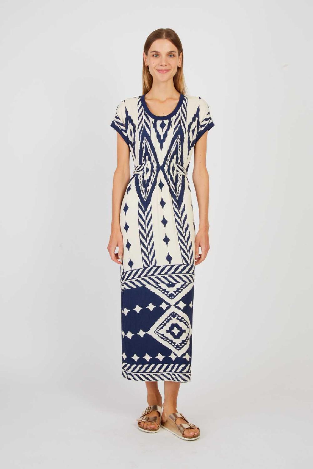 Derhy Robe Longue Imprimée En Jersey PIVERT