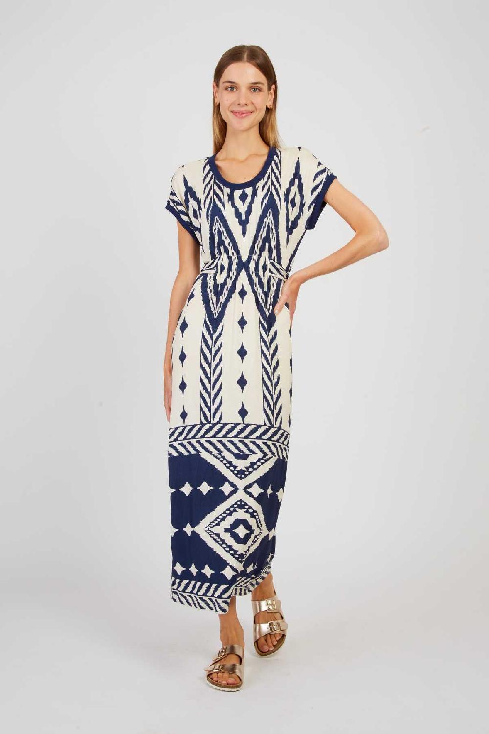 Derhy Robe Longue Imprimée En Jersey PIVERT