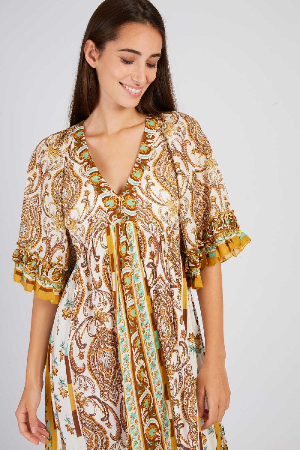 Derhy Robe Longue Imprimée PALMITA