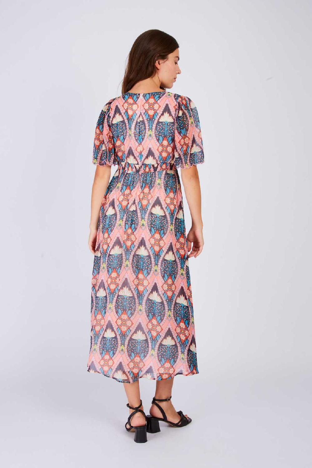 Derhy Robe Longue Imprimée PAPYRUS