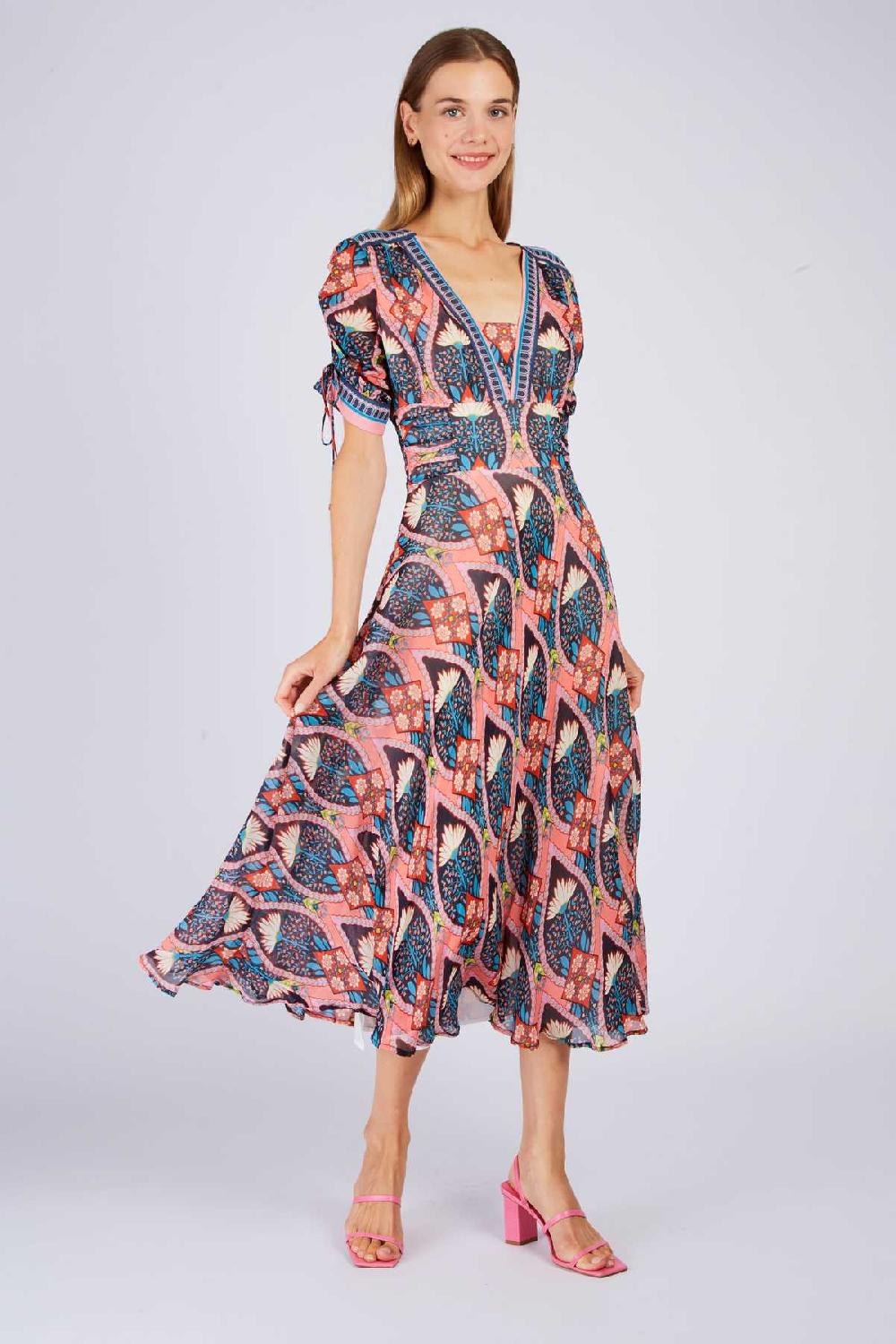 Derhy Robe Longue Imprimée PAQUERETTE