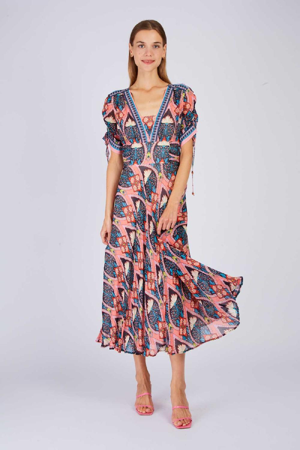 Derhy Robe Longue Imprimée PAQUERETTE