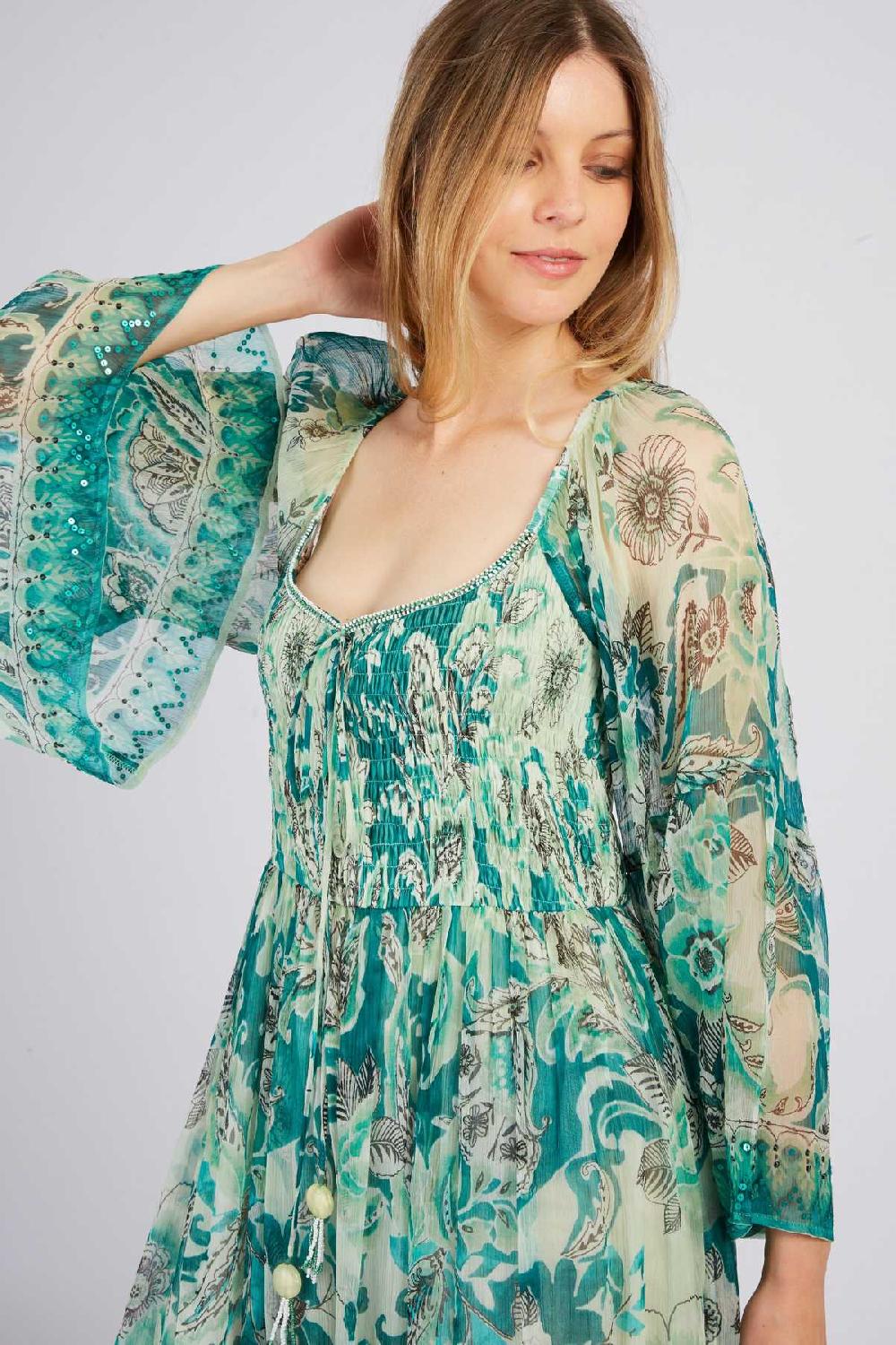 Derhy Robe Longue Imprimée PASCALINE