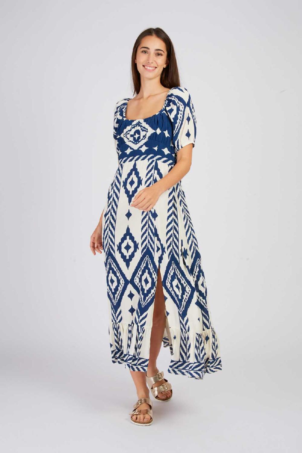 derhy Robe longue imprimée PATCHOULI