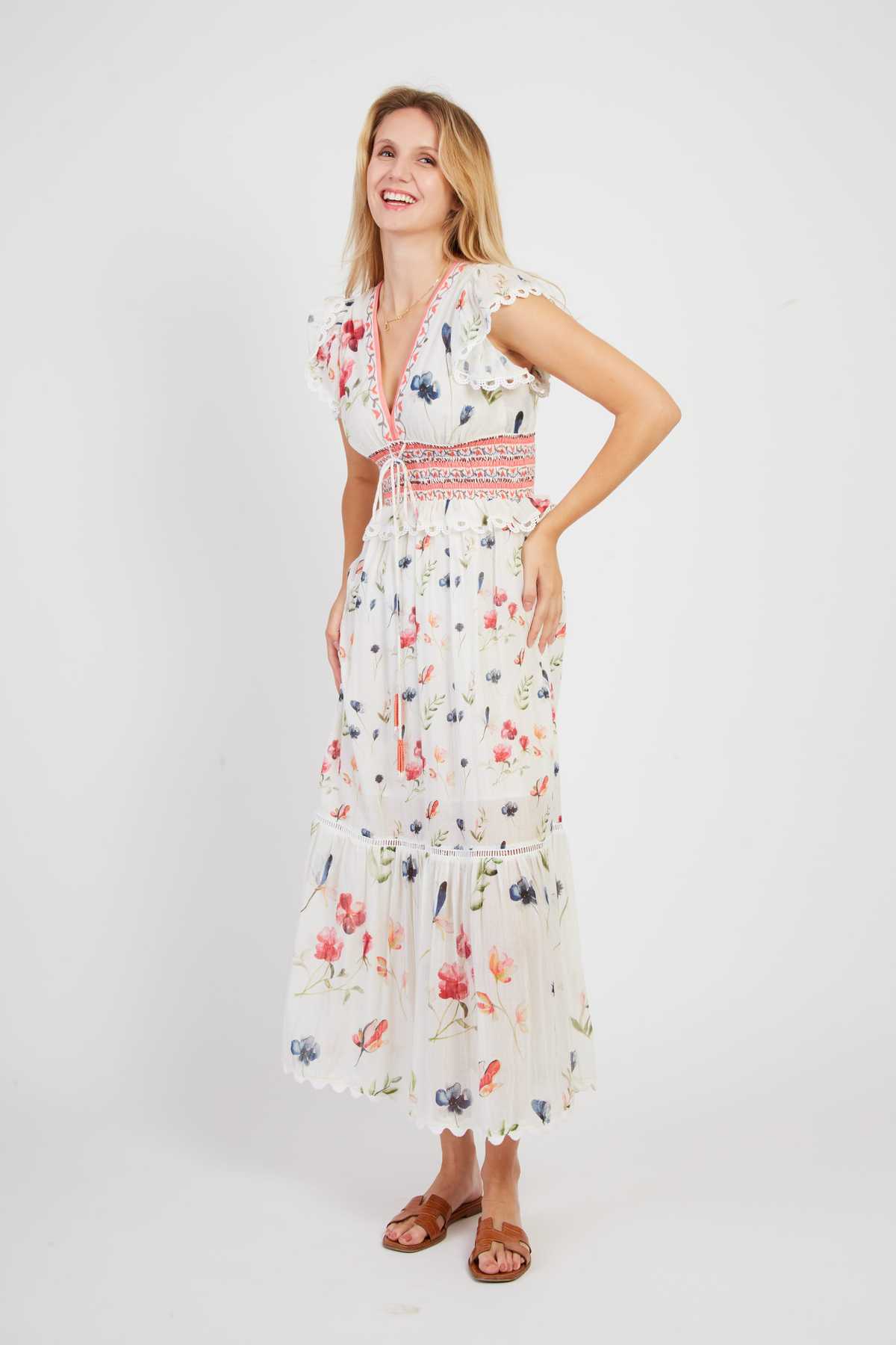 Derhy Robe Longue Imprimée PATRIMONIO