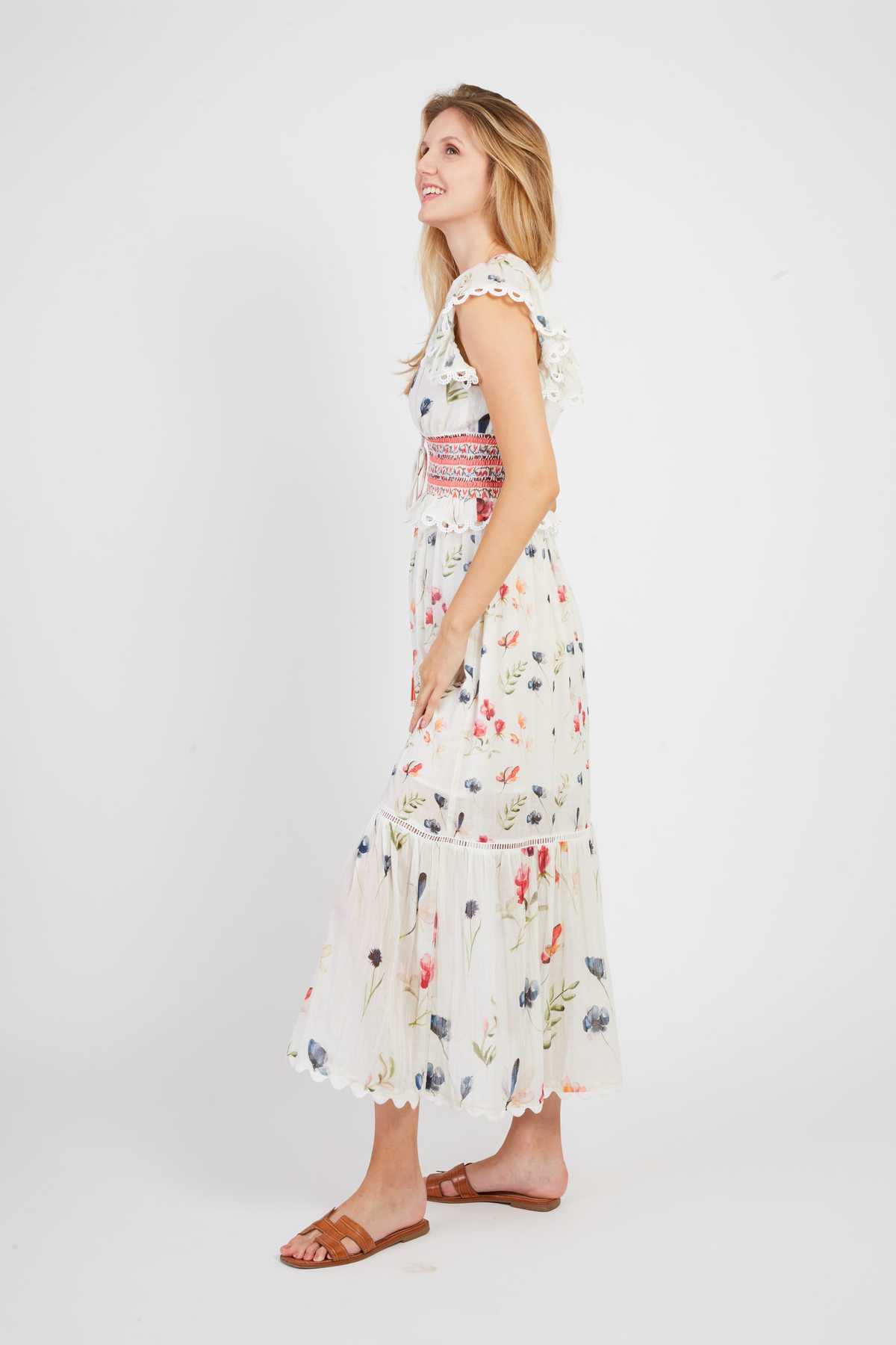 Derhy Robe Longue Imprimée PATRIMONIO