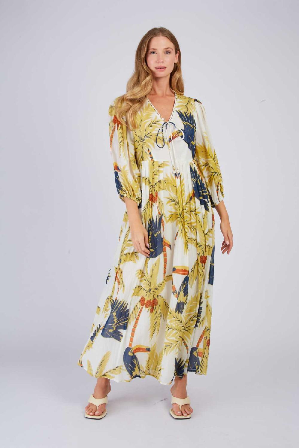 derhy Robe longue imprimée PERIGORD