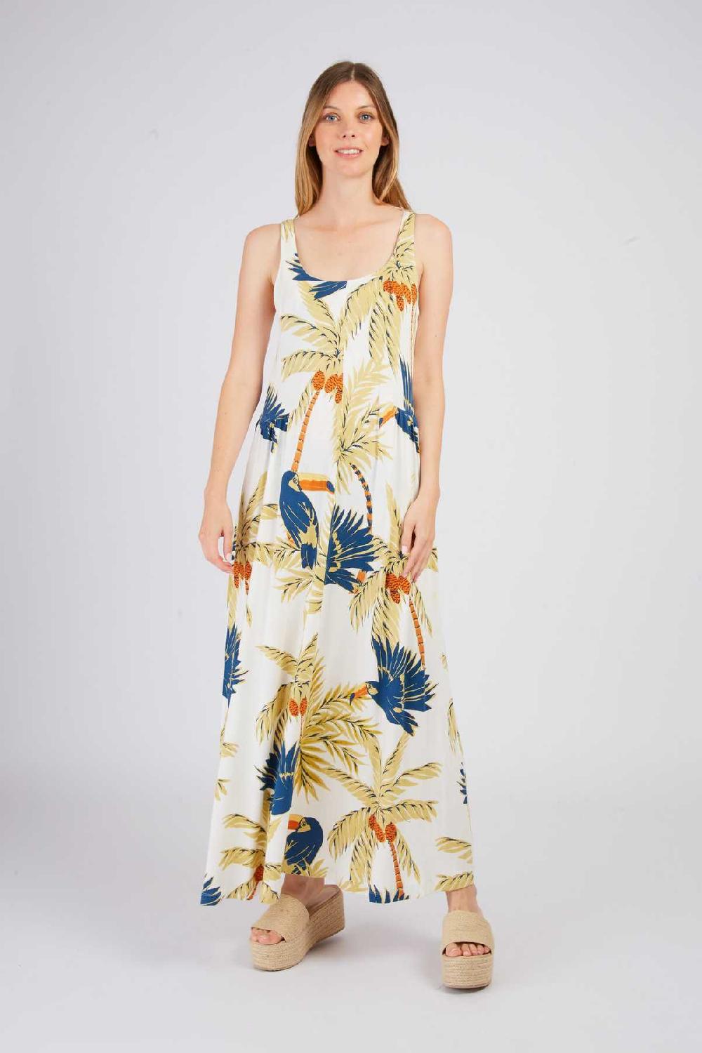 derhy Robe longue imprimée PERLE