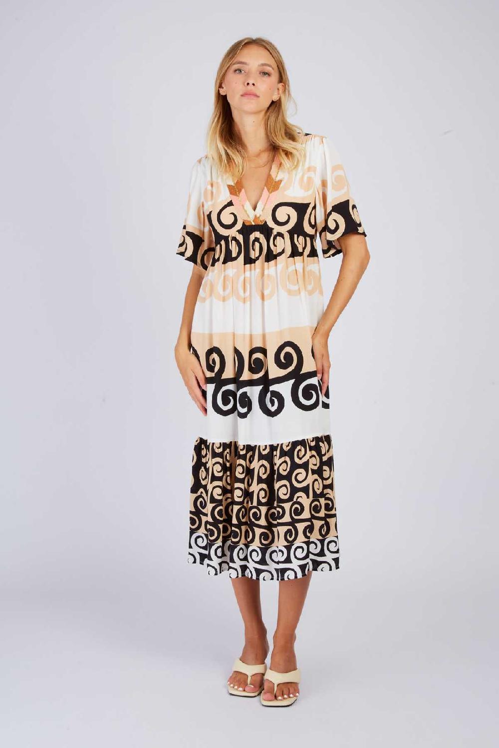 Derhy Robe Longue Imprimée PERONELLE