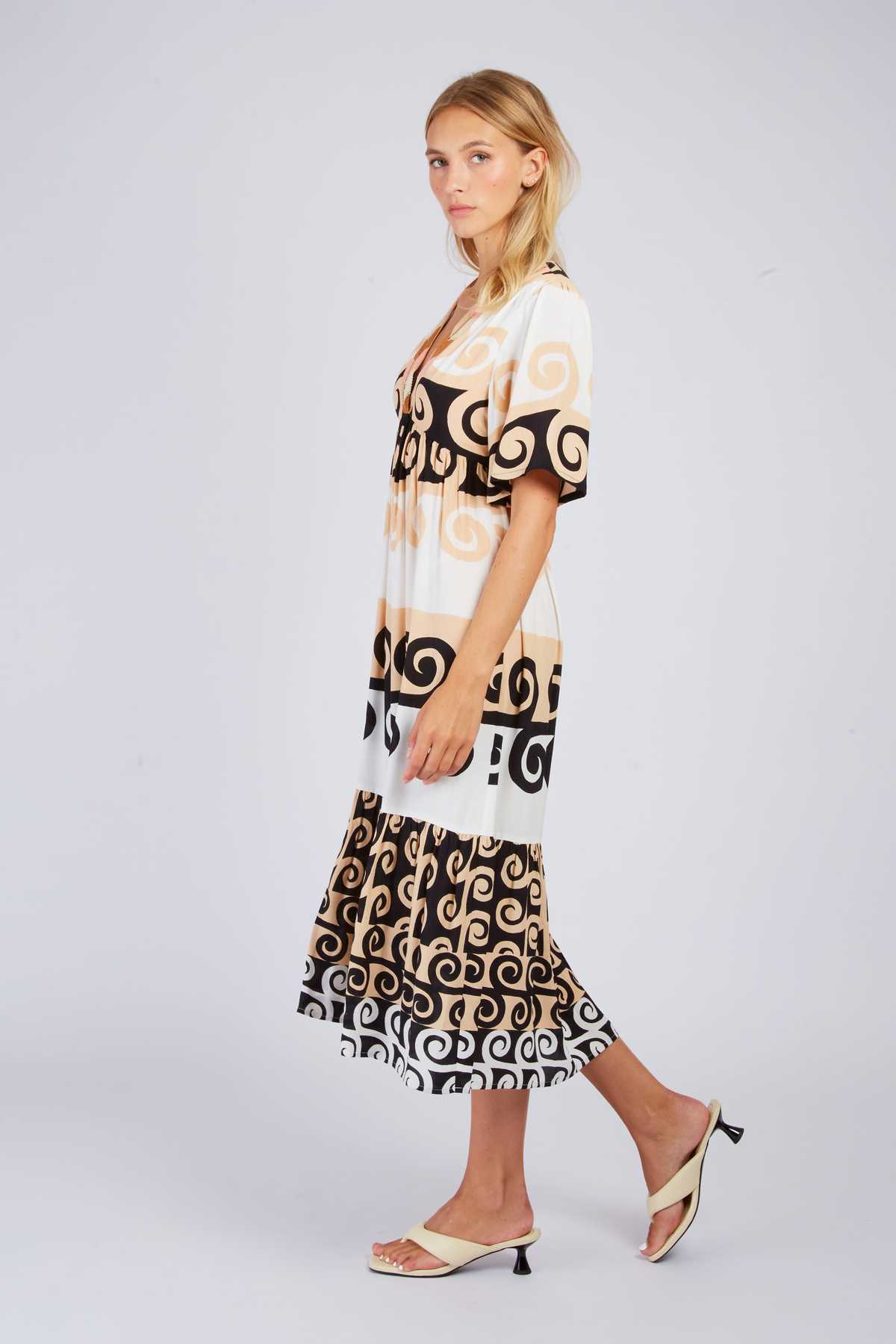 Derhy Robe Longue Imprimée PERONELLE