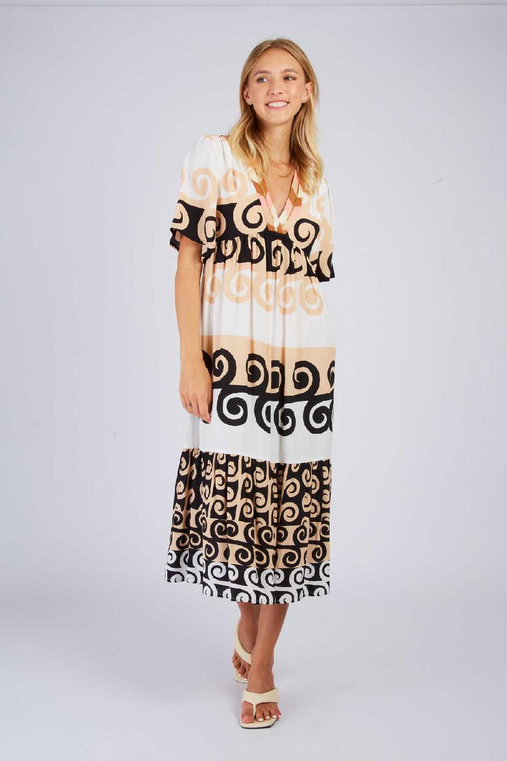 Derhy Robe Longue Imprimée PERONELLE