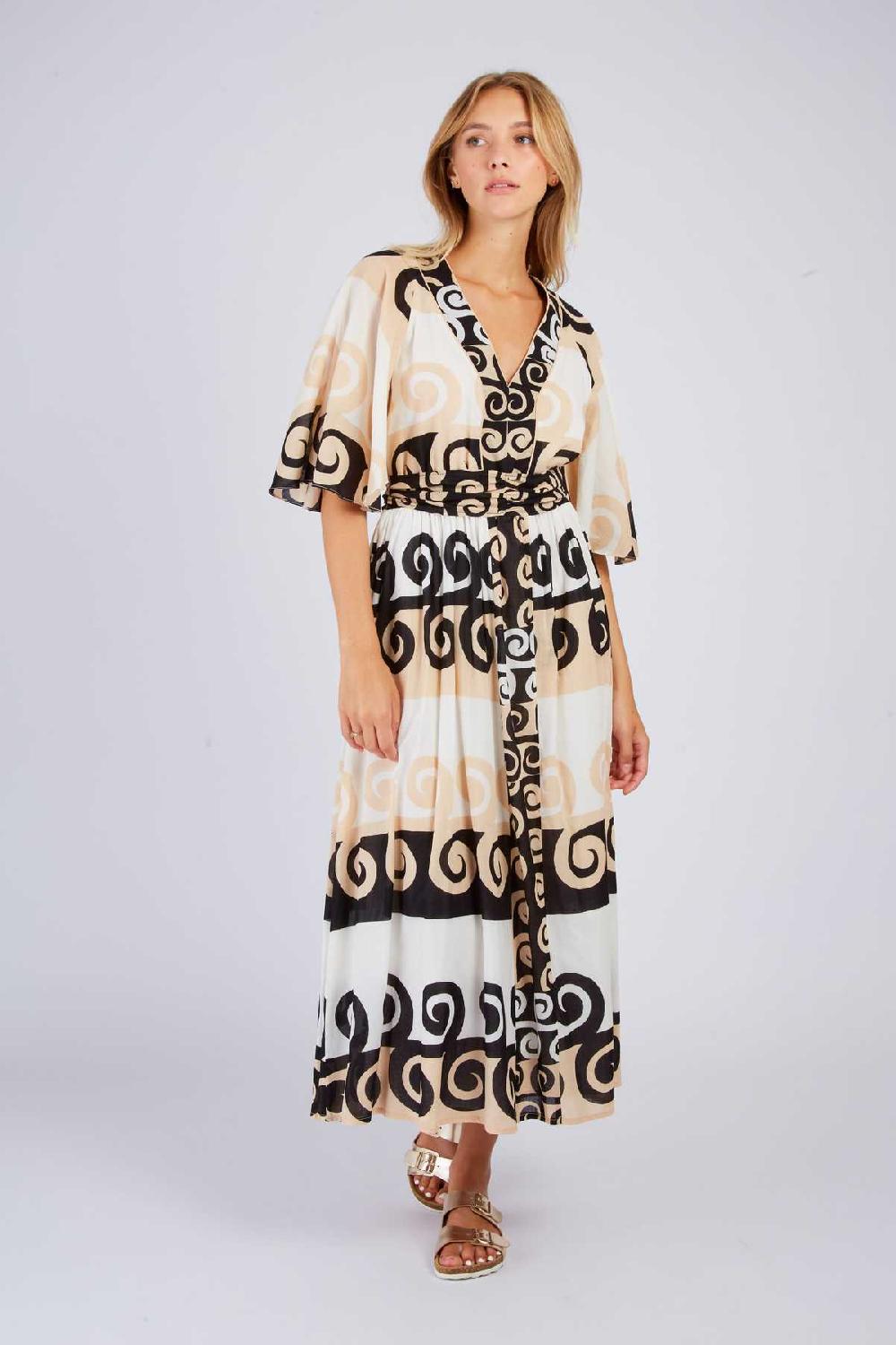 Derhy Robe Longue Imprimée PEROU