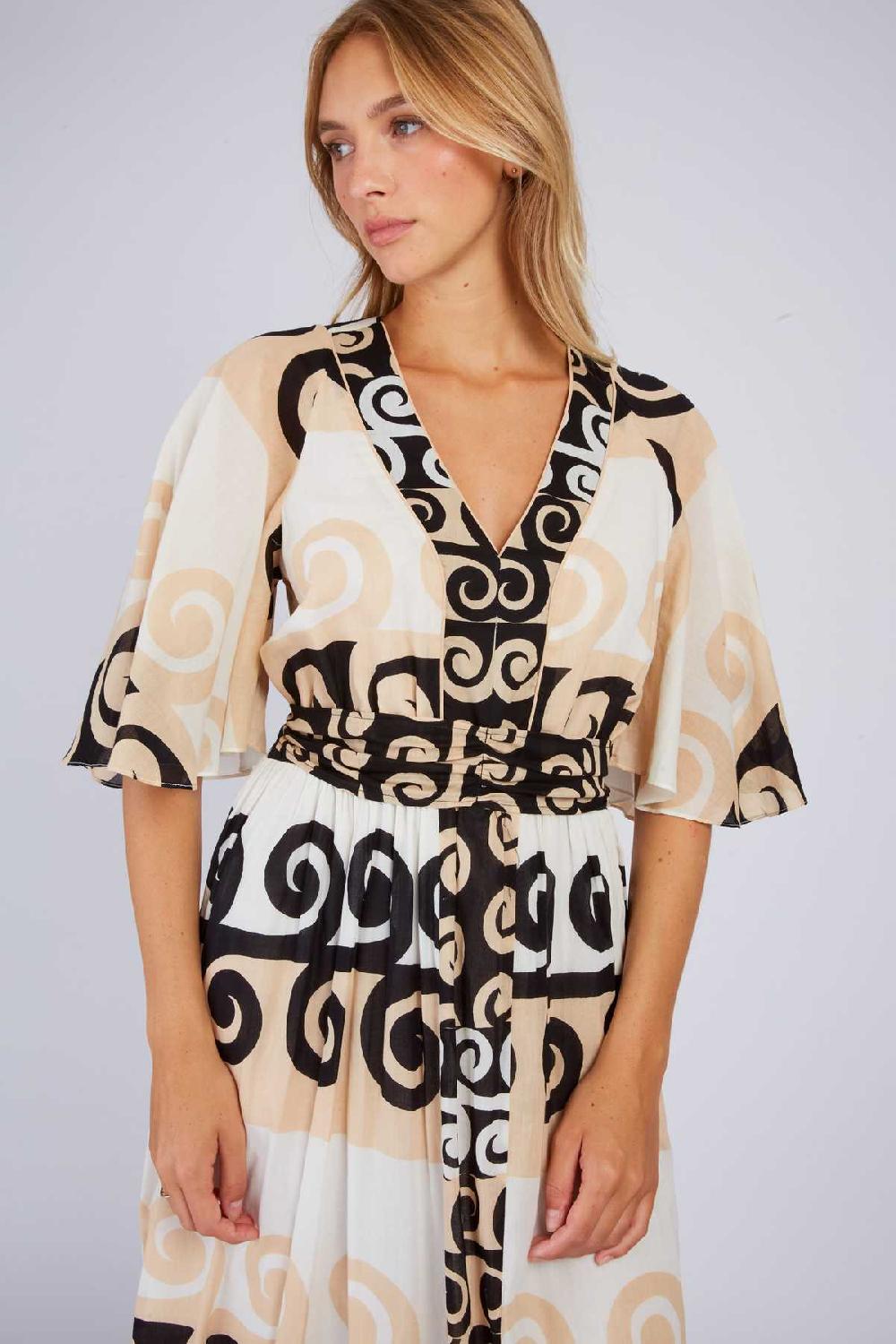 Derhy Robe Longue Imprimée PEROU