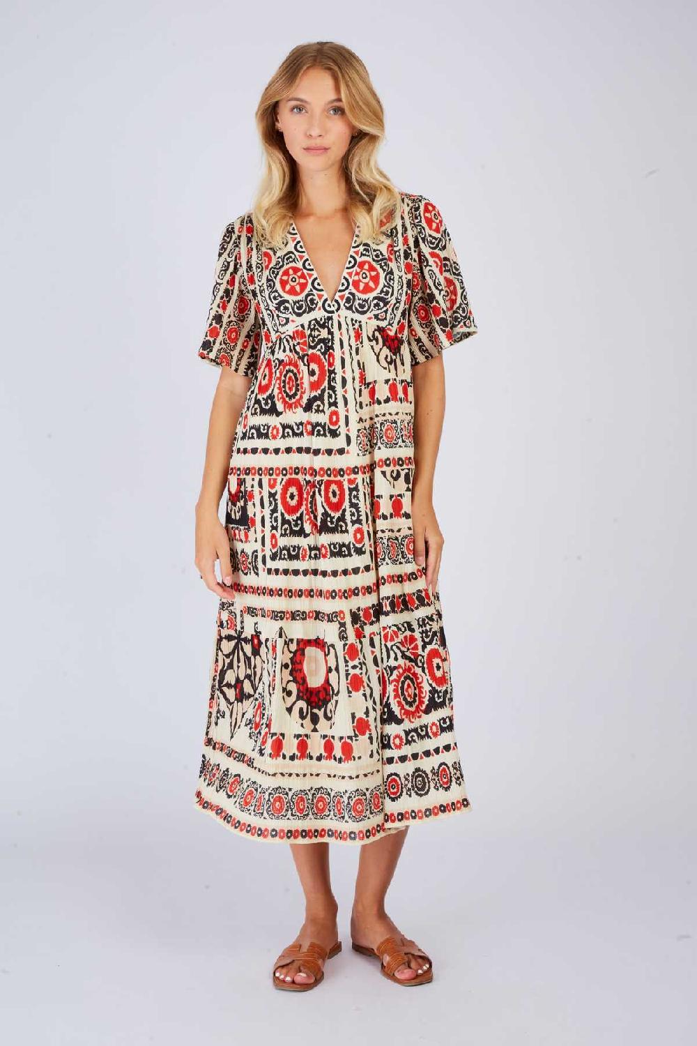 derhy Robe longue imprimée PERSEVERANCE