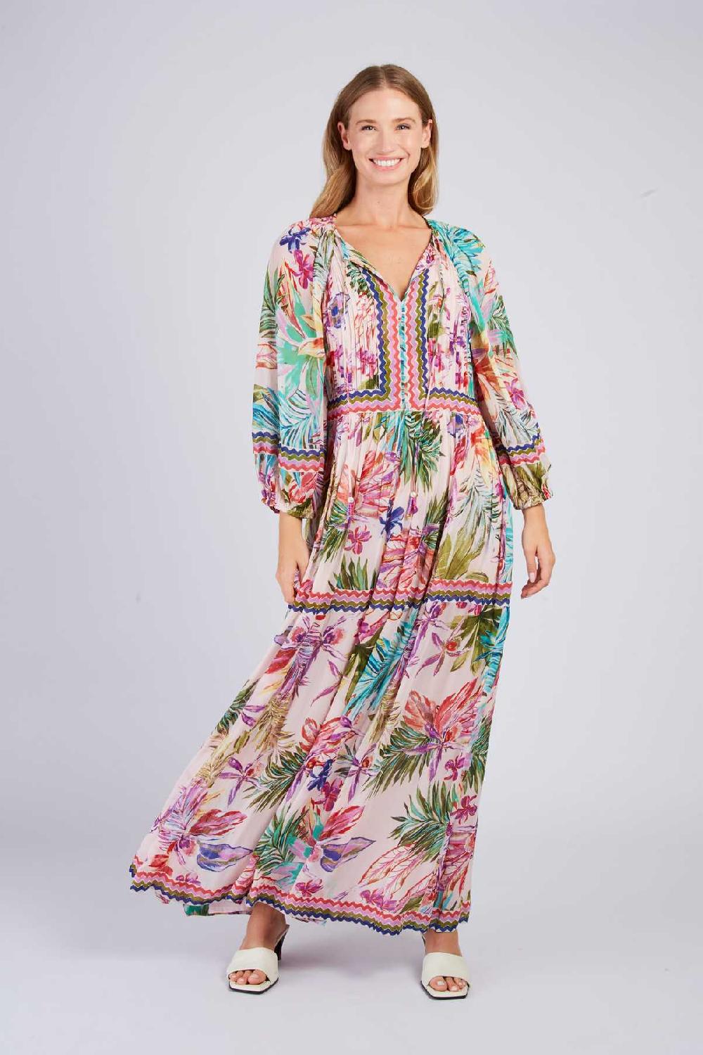 Derhy Robe Longue Imprimée PERTHUIS