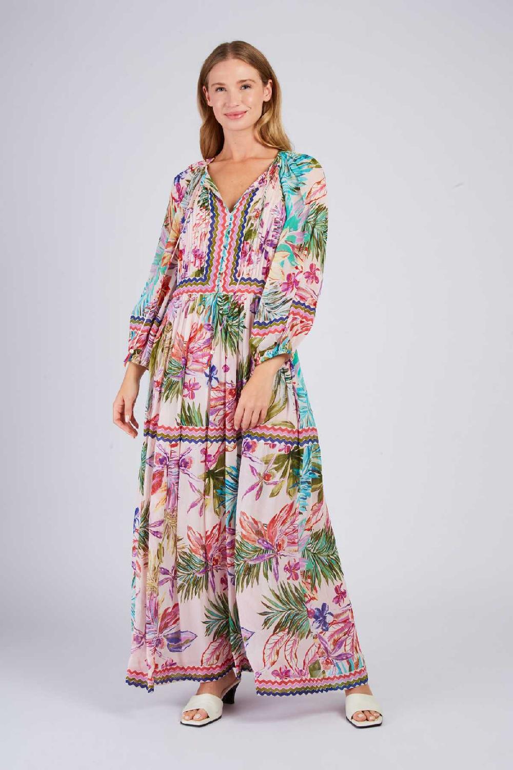 Derhy Robe Longue Imprimée PERTHUIS