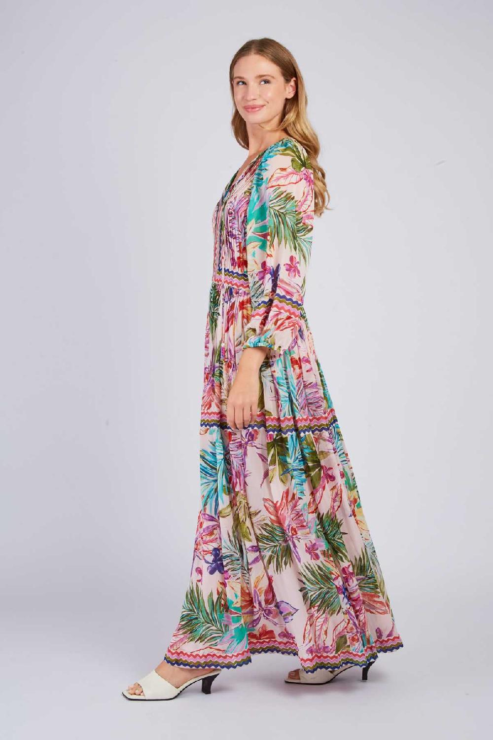 Derhy Robe Longue Imprimée PERTHUIS