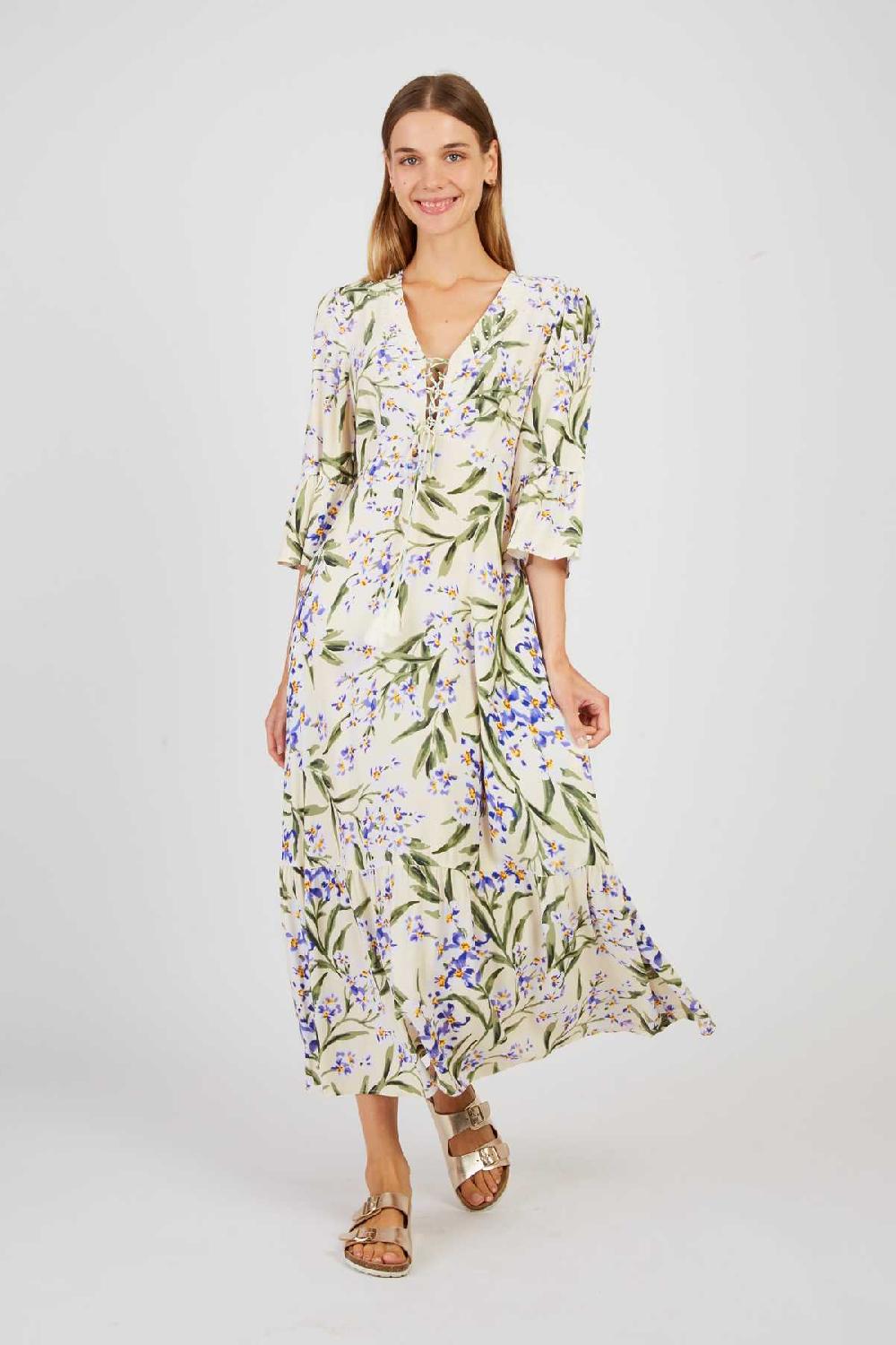 derhy Robe longue imprimée PIA