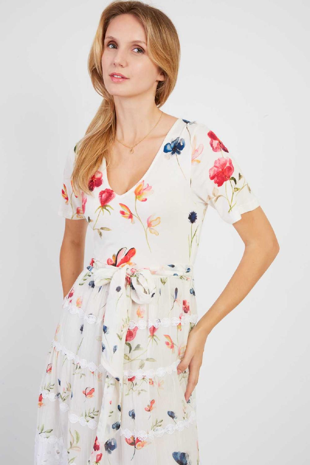 Derhy Robe Longue Imprimée PIROUETTE