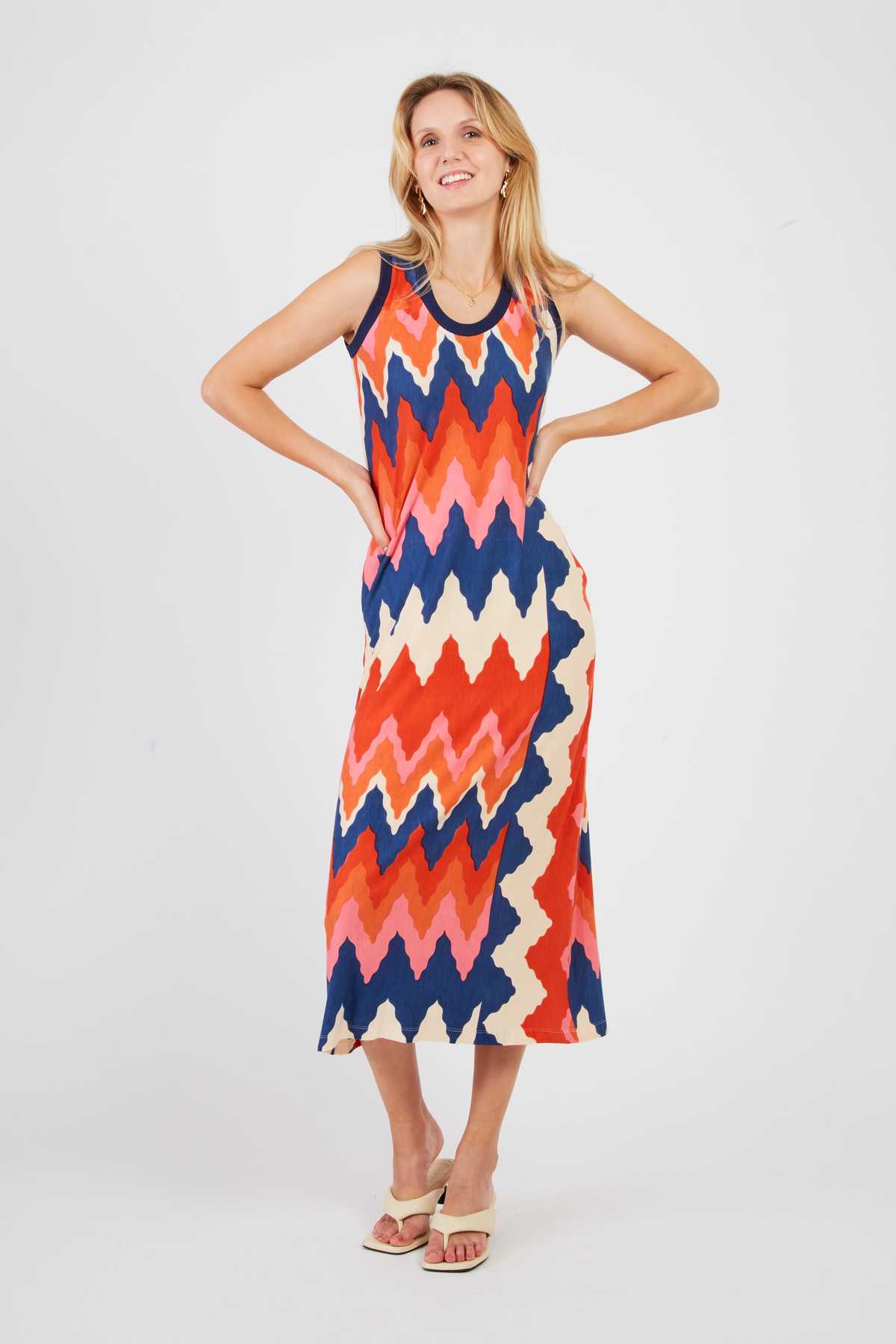 derhy Robe longue imprimée PRISCIA