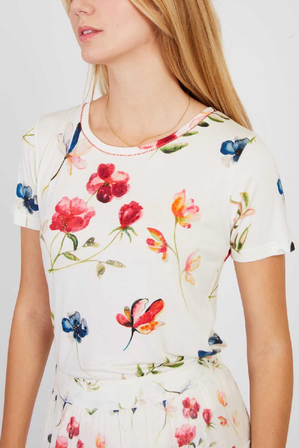 Derhy T-shirt Imprimé ZIZANIE