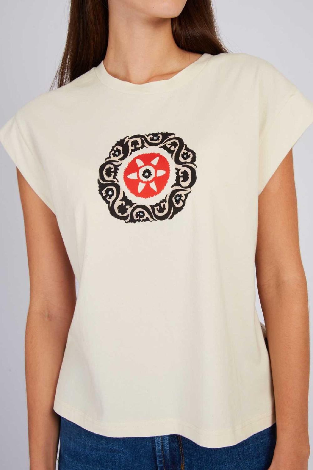 Derhy Tee Shirt Brodé ZALAMA