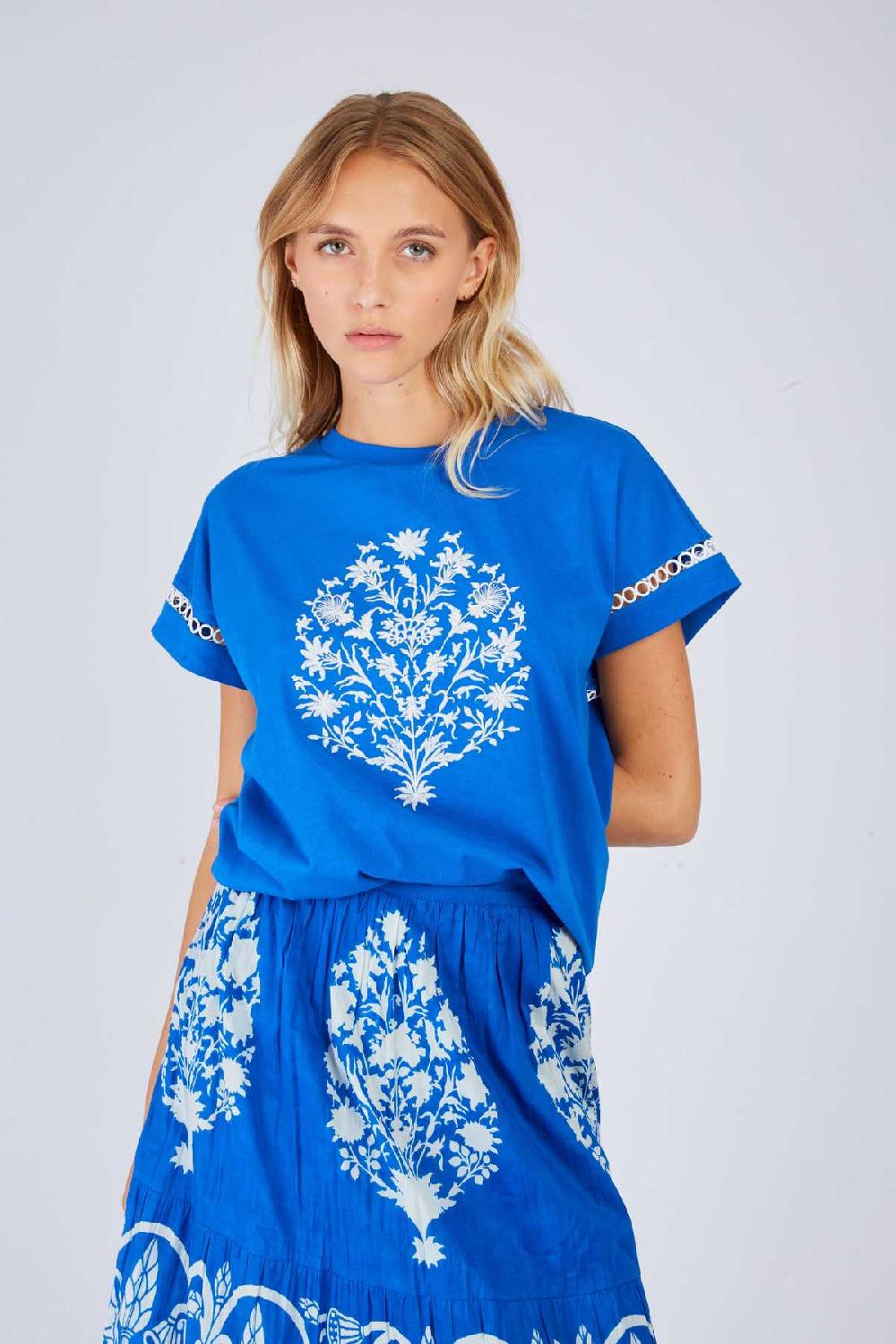 Derhy Tee Shirt Brodé ZIBELINE