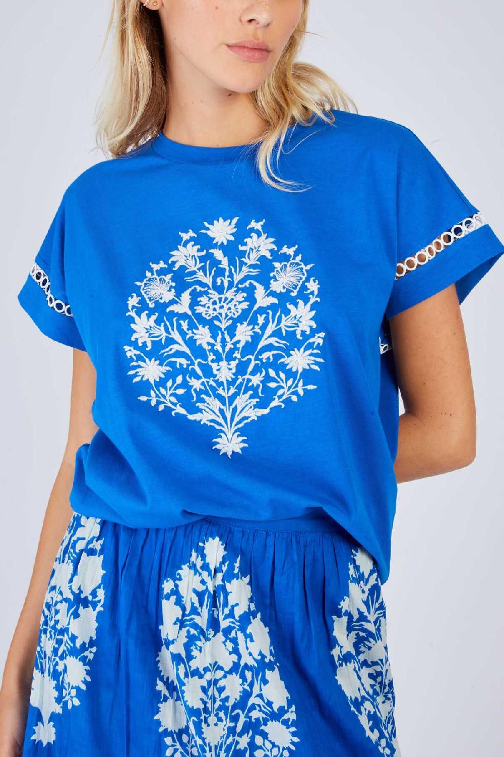 Derhy Tee Shirt Brodé ZIBELINE