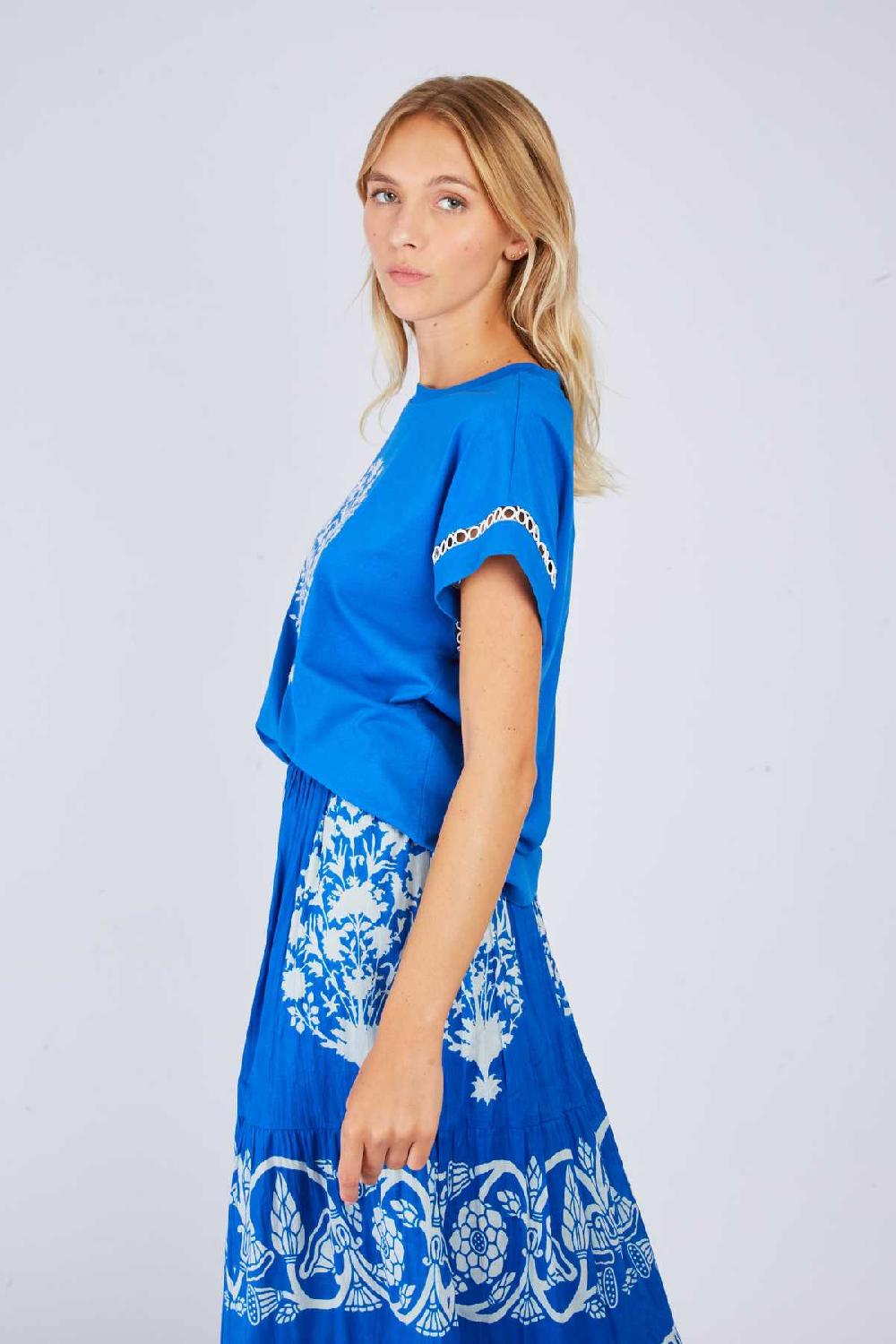 Derhy Tee Shirt Brodé ZIBELINE
