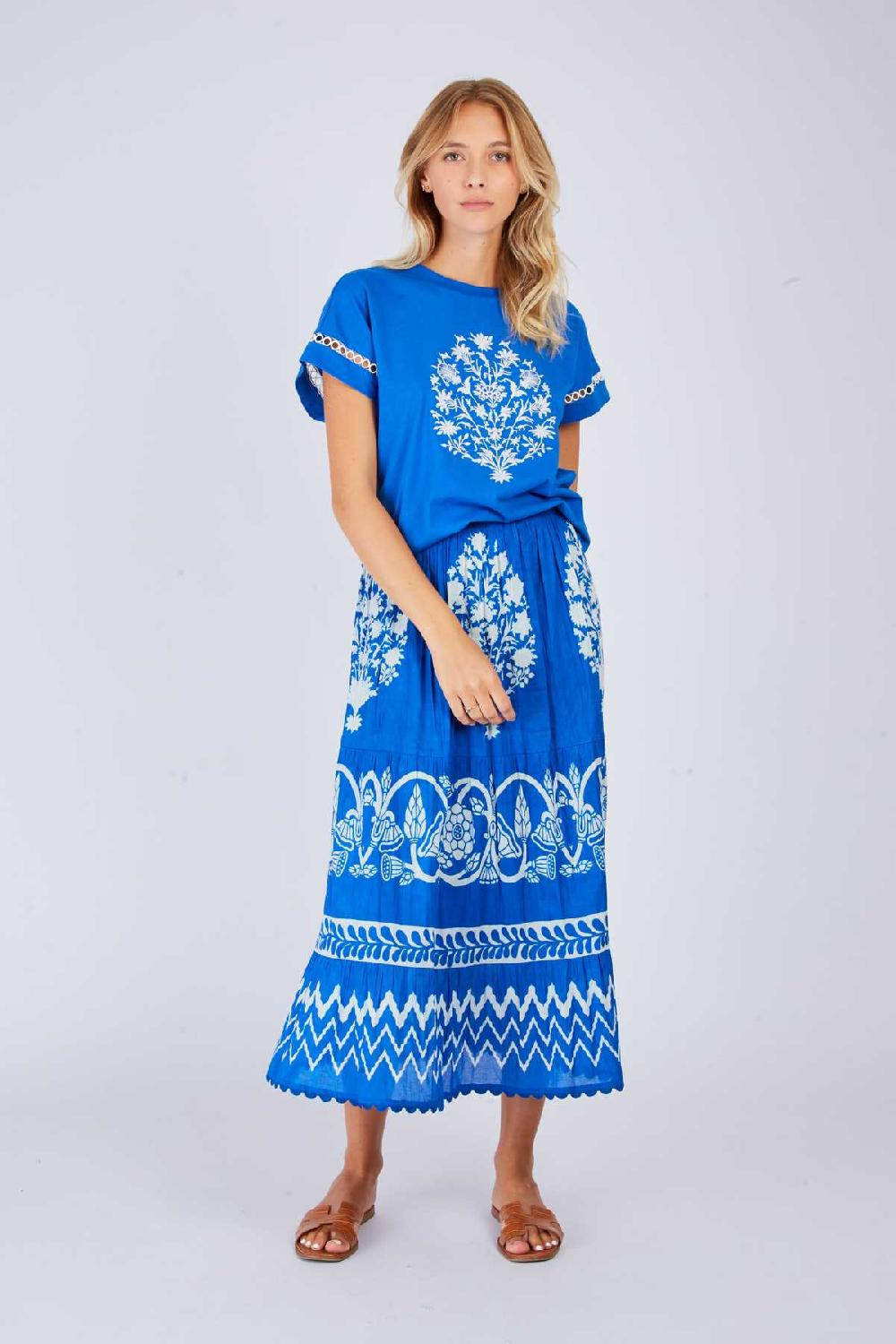 derhy Tee shirt brodé ZIBELINE