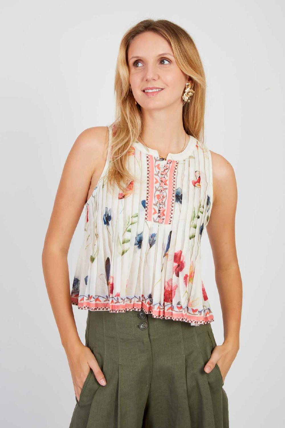 Derhy Top Court Imprimé LINDSEY