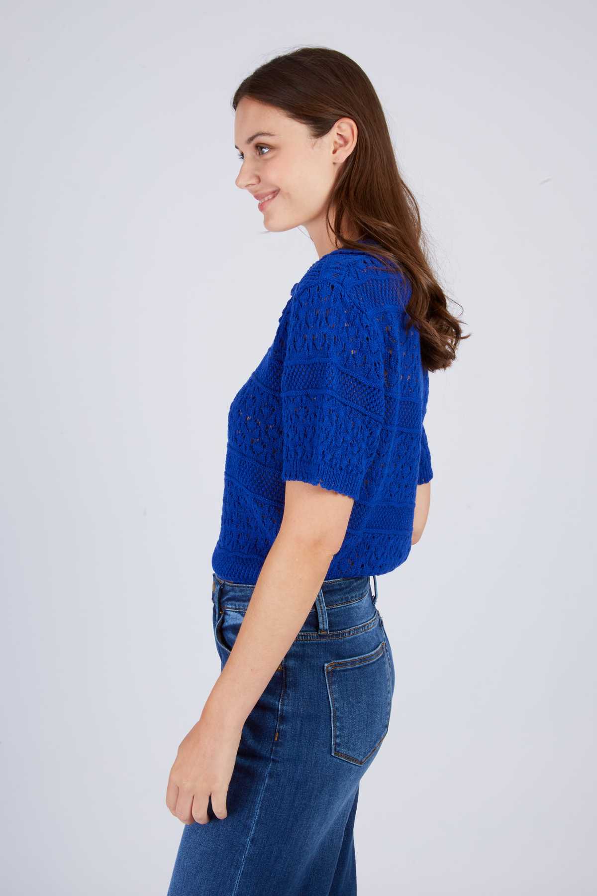 Derhy Top Uni En Maille ELISABETH